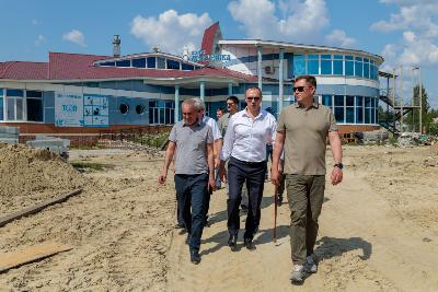 Югорск с рабочим визитом посетил заместитель Губернатора Югры Азат Ислаев