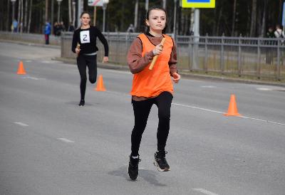 В Югорске прошла легкоатлетическая эстафета