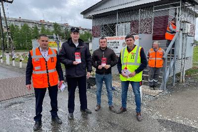 В Югорске прошла акция по безопасности на железнодорожных переездах