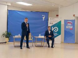 Для студентов Югорского политехнического колледжа урок Мужества провели первый командир батальона «Югра» Дмитрий Аксенов и ветеран СВО Александр Рубцов