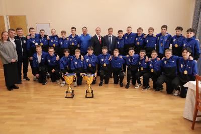 Глава города встретился с юношескими командами клуба «Газпром-Югра»