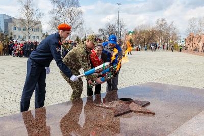 Югорск присоединился к Всероссийской акции «Храним огонь Победы»