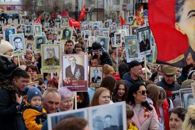 Югорск отметил 80-летие Великой Победы масштабно и ярко