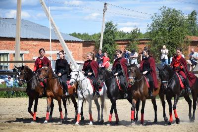 В Югорске прошли показательные выступления КСК "Аллюр"