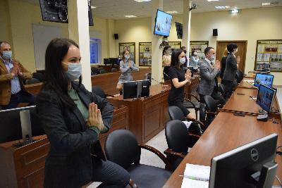 Глава города поздравил молодёжь Югорска с наступающим Новым годом