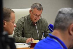 Глава МЧС России Евгений Зиничев провел в Югорске координационное совещание по обеспечению защиты от природных пожаров