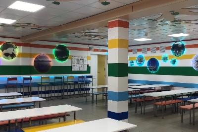 Столовую школы №5 города Югорска отремонтировали