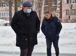 Глава города проверил работу подрядных организаций по уборке снега