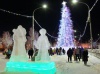 Зажглись огни на главной елке города